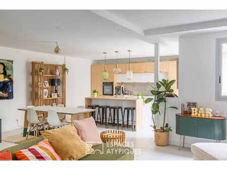 ancienne grange réhabilitée en loft avec rooftop panoramique à eysines