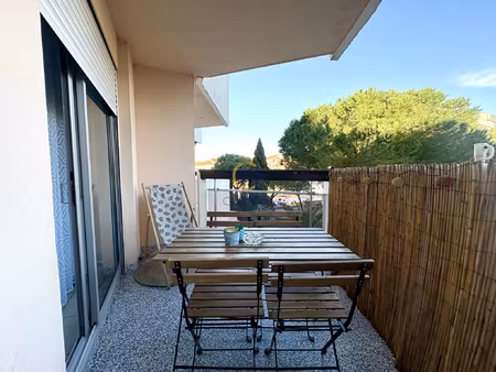 studio - balcon - parking - canet-en-roussillon