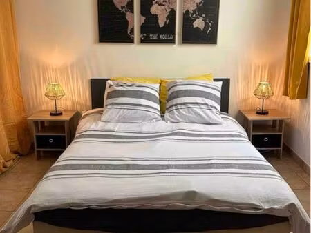 charmant t2 meublé centre carcassonne – face au canal du midi – 550/mois