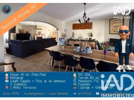 maison de plain-pied à vendre