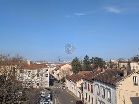 oullins centre  appartement lumineux de 47 m2 avec vue dégag