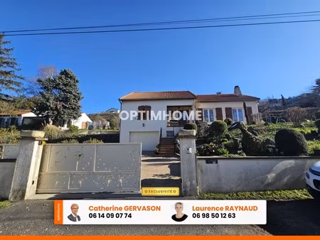 veyre-monton — maison lumineuse avec vue exceptionnelle sur le sancy- 3 chambres- terrain 