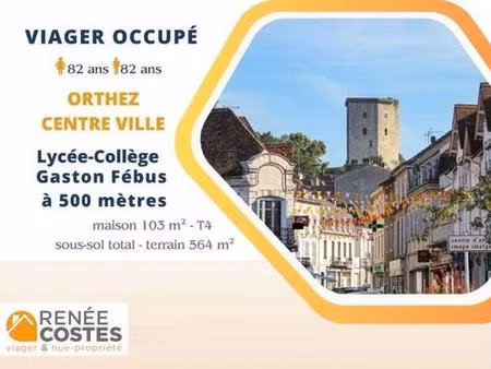 viager occupé - f83-h81 ans - orthez (64300)