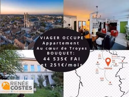 viager occupé - f75 ans - troyes (10000)