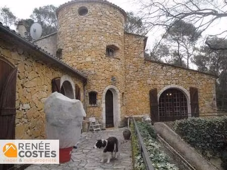 vente en nue propriété - f77-h83 ans - fayence (83440)