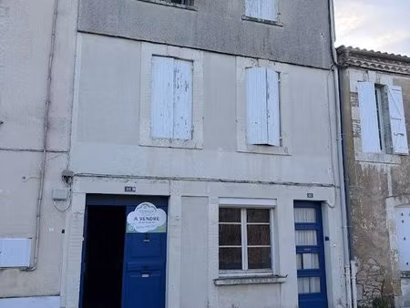 grande maison de ville divisée en deux appartements
