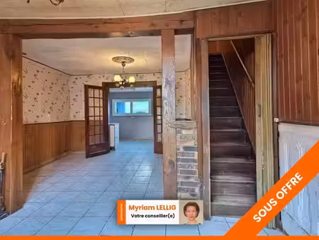 vente maison 3 pièces 68 m² à la bonneville-sur-iton (27190)  82 800 €