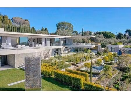 cap d'antibes - villa contemporaine d’exception avec vue panoramique