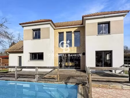 vente - 14130 - saint-martin-aux-chartrains - maison contemporaine avec piscine