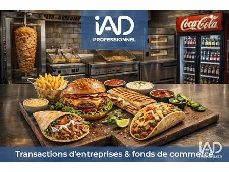 vente restauration rapide 70 m²