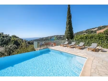 villa 7 pièces avec piscine et vue mer dans le golfe de saint tropez