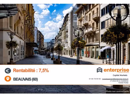 emplacement prime - centre-ville beauvais - local commercial à investir