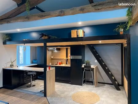 maison rénovée – 120 m² – studio + duplex – dépendances – jardin – dpe c