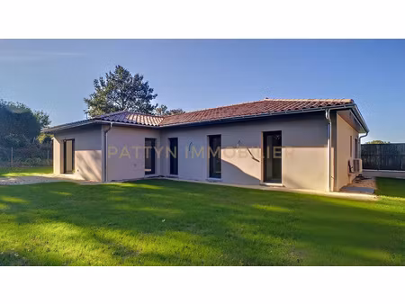 superbe maison neuve de plain-pied - dpe a - toussieux (01600)