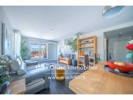 référence : 6378-sjo - appartement 78m2/ t3 en dernier etage/ vue sainte-victoire: grande.