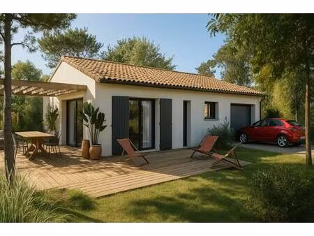 vente maison à construire 60 m² hourtin (33990)