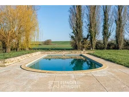 ensemble de caractère bucolique dans la campagne chinonaise