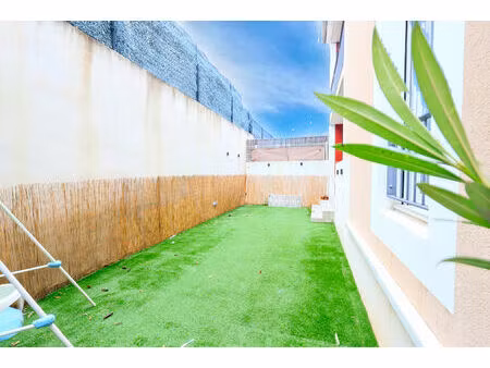 mauguio appartement t3 - résidence - 60 m2 jardin + terrasse + garage