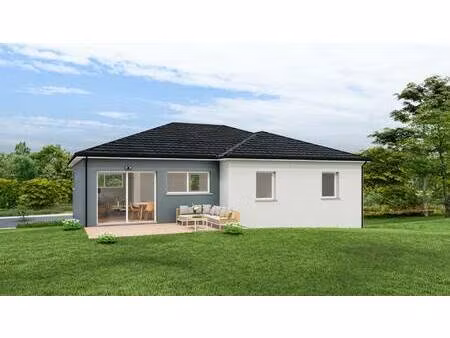 terrain avec maison neuve à vendre