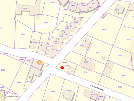 vente terrain 262 m² sainte-marie (35600)