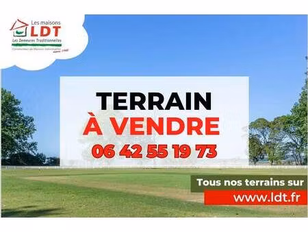 terrain constructible à vendre