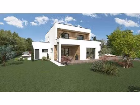 terrain avec maison neuve à vendre