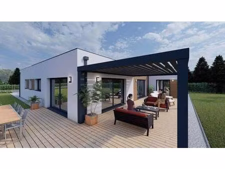 terrain avec maison neuve à vendre