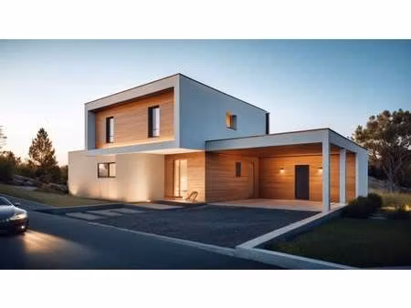 terrain avec maison neuve à vendre