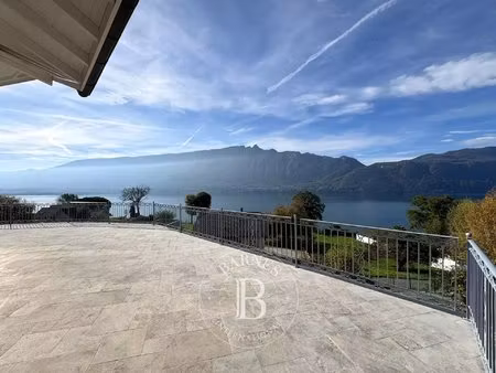 barnes aix-les-bains - tresserve - première ligne lac - vue panoramique - 5 chambres