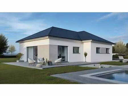 terrain avec maison neuve à vendre