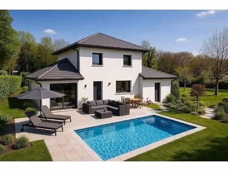 terrain avec maison neuve à vendre