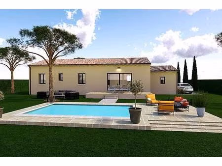 terrain avec maison neuve à vendre