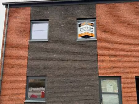 maison neuve à binche  construction gros œuvre