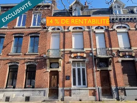 vente immeuble 114 m² roubaix (59100)