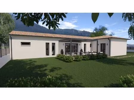 terrain avec maison neuve à vendre