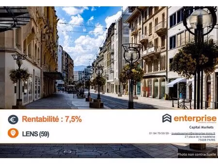 vente commerce 250 m² lens (62300)