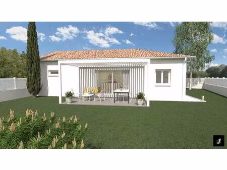 terrain avec maison neuve à vendre