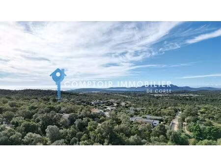 exceptionnel à porto vecchiaccio  terrain 3488 m2 avec permis accordés et purgés de tout..
