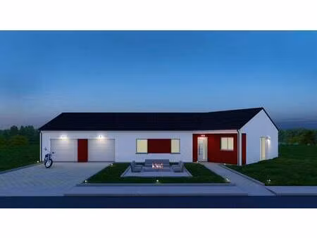 terrain avec maison neuve à vendre