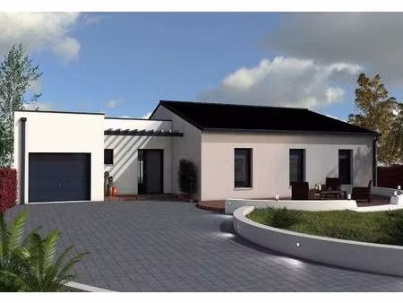 terrain avec maison neuve à vendre