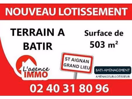 vente terrain à saint-aignan-grandlieu (44860) : à vendre / saint-aignan-grandlieu