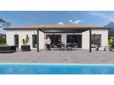 terrain avec maison neuve à vendre