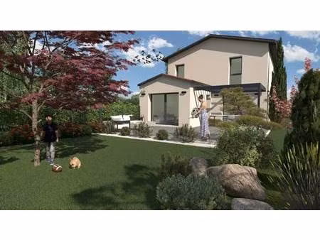 terrain avec maison neuve à vendre