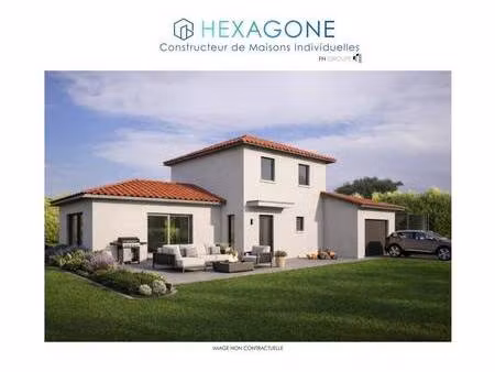 terrain avec maison neuve à vendre