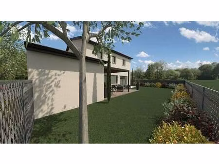 terrain avec maison neuve à vendre