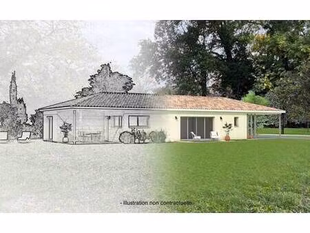 terrain avec maison neuve à vendre