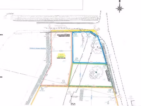houdan 5 min  ccph  terrain à bâtir d'environ 427 m2