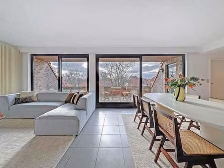 grand appartement avec grande terrasse ensoleillée.