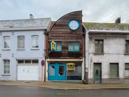 te koop  opbrengsteigendom met handelspand en duplex-appa...