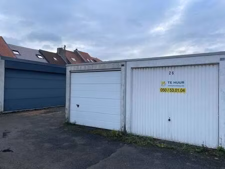 garage à louer à heist-aan-zee € 105 (llicq) - immo holiday | zimmo